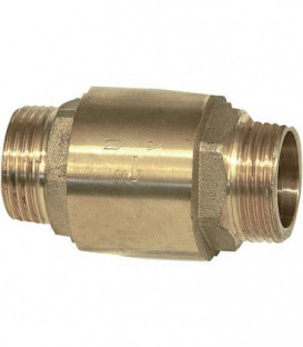 Soupape de retenue en laiton avec fil mâle 3/8" X mâle 3/8" Type 8