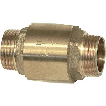 Soupape de retenue en laiton avec fil mâle 3/8" X mâle 3/8" Type 8