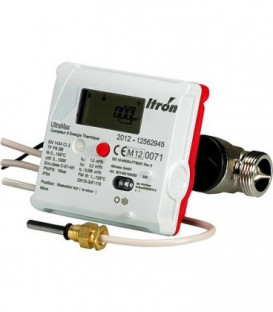 Compteur thermique Ultramax ITRON DN15, fileté 20x27, sonde ultrason - immersion directe Mbus