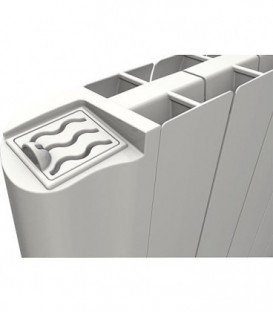 Radiateur electrique aluminium AL ADVANCE GDSM 2011 2000 Watt, RAL 9010