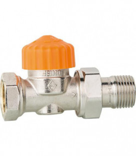 Corps thermostatique Heimeier Eclipse DT DN15,NF, + regulateur de débit + compensateur diff.