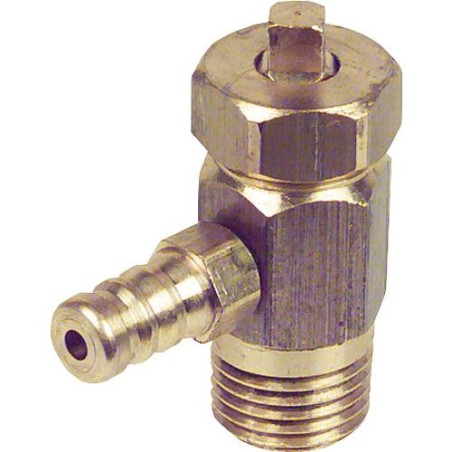 Nipple de mesure avec soupape PN 25 L 30 mm R 1/4"