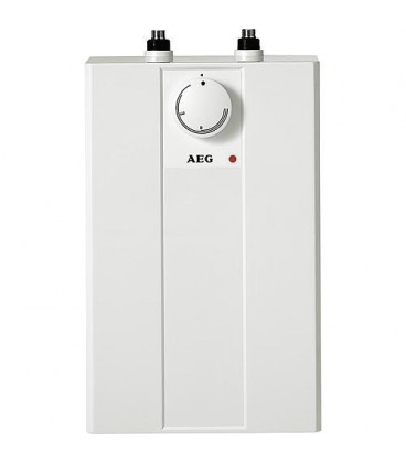 Chauffe-eau AEG HUZ 5L de base 230V/2kw, plage temperature 35-85°C Dim : 415 x 252x 215 mm basse pression