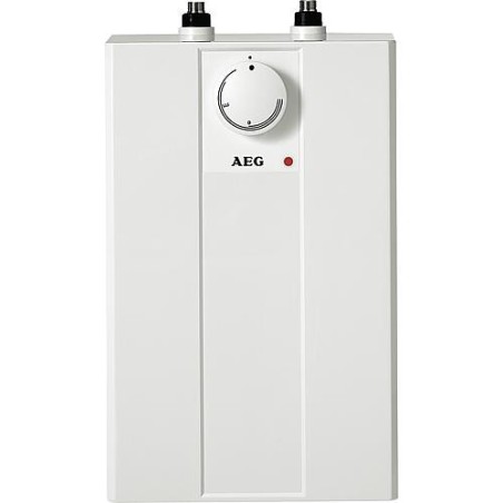 Chauffe-eau AEG HUZ 5L de base 230V/2kw, plage temperature 35-85°C Dim : 415 x 252x 215 mm basse pression