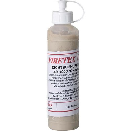 Firetex C1090 Colle pour ficelle d'EtanchEitE jusqu'à 1000°C, cartouche à fuseau 150ml