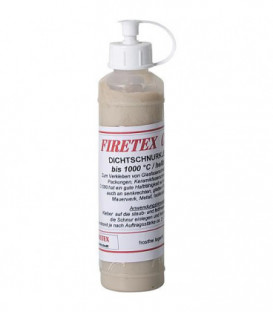 Firetex C1090 Colle pour ficelle d'EtanchEitE jusqu'à 1000°C, bouteille LDPE de 20ml