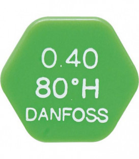 Danfoss gicleur à fioul 0,50 80°H LE Type V pour Viessmann Vitoplus VP3 et VP3a