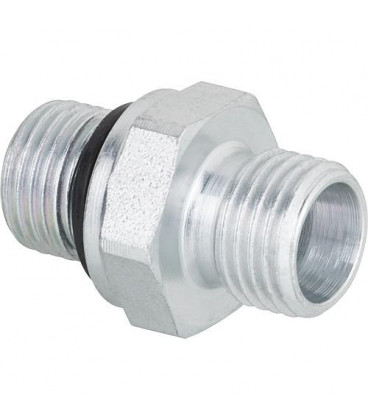 Nipple special av. joint torique perbunan 1/8" cyl. x LL 6 pour flexible fioul Körting, Elco