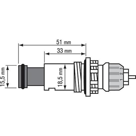 Insert de soupape Danfoss type RA-N pour radiateur compact G1/2"A plage de rEglage de 0,14-0,87