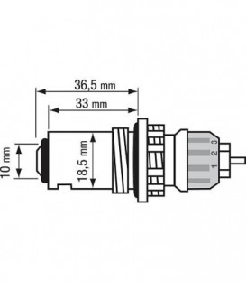 Insert de soupape type RA-U plage de rEglage 0,04-0,34