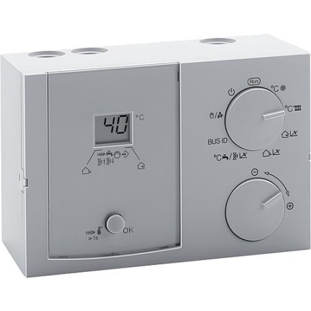 REgulation du chauffage Lago Basic 0101/1001 avec sonde extErieure et sonde d'applique, mode d'emploi en allemand