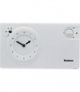 Theben thermostat a horloge RAM 782 blanche 24 heures/7 jours