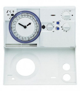 Theben thermostat à horloge RAM 722 blanc 24h/7 programme hebdomadaire 230 V