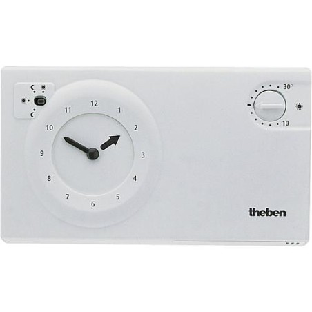 Theben thermostat a horloge RAM 722 S blanche Programme 24 heures