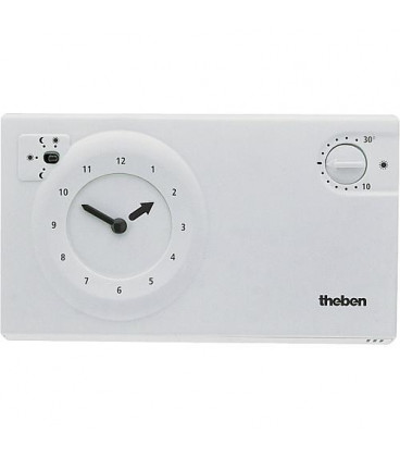 Theben thermostat a horloge RAM 784 S blanche programmes 24 heures