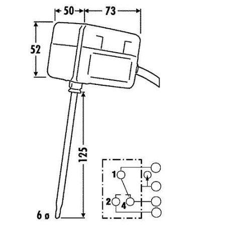 Airstat fumée WS 519 Point de declenchement 80°C