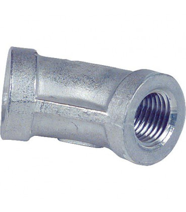 Coude 45° V4A 1 1/4" EF 120 filetfemelle/femelle