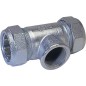 Accoup de serrage en fonte malleable fem/fem, Gaz PN 4, eau PN 16, Type T 1 1/4" (42,4) Sortie avec filet fem "