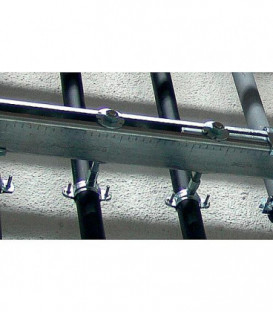 Collier d'attache pour tuyaux FRSN Plage de serrage 106-114 mm (4") Filet de raccord M8/M10