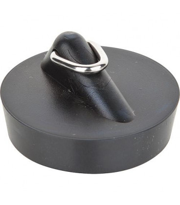 Bouchon avec gache triangulaire diam. superieur 38,5 mm soupape de lavabo noir"