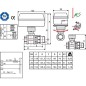 Soupape a bille electro 2/2 voies Type EMV 110...801-3 Compact R 3/4"