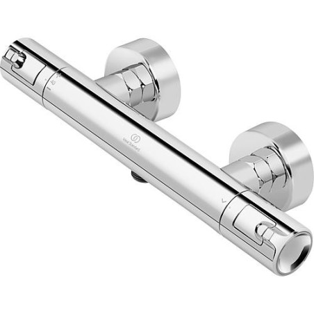 Thermostat de douche en saillie Ceratherm T50, chrome, saillie 78 mm