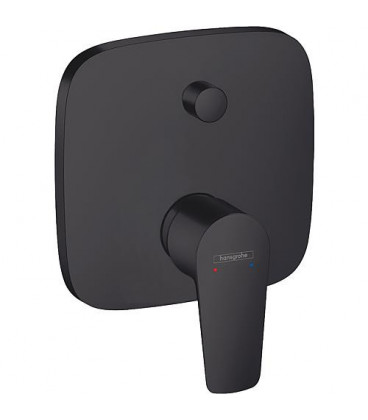 Mitigeur baignoire Hansgrohe Talis E, encastré, noir mat