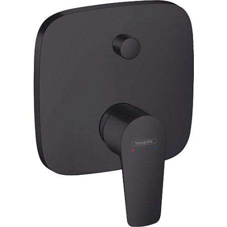 Mitigeur baignoire Hansgrohe Talis E, encastré, noir mat