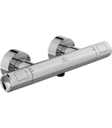 Thermosat de douche en saillie Ceratherm T100, chrome saillie 82 mm