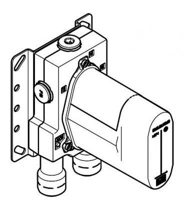 Unité de base Dornbracht pour thermostat encastré avec pré-bloquage