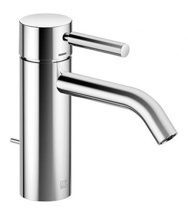 Mitigeur vasque Dornbracht META 77 mm hauteur du bec avec robinetterie d'écoulement, chrome