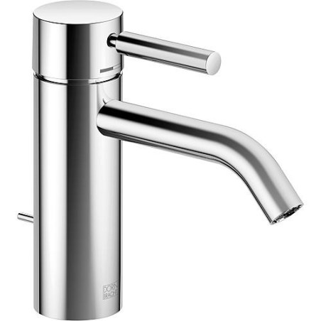 Mitigeur vasque Dornbracht META 77 mm hauteur du bec avec robinetterie d'écoulement, chrome