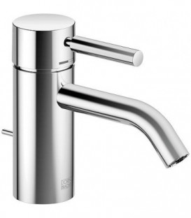 Mitigeur vasque Dornbracht META 52 mm hauteur du bec avec robinetterie d'écoulement, chrome