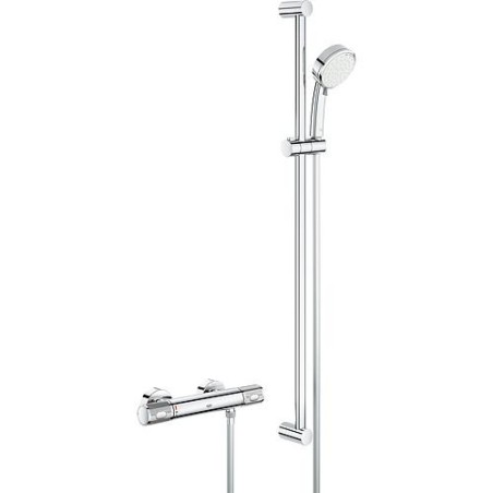 Kit de douche Grohe Grohtherm 1000 Performance avec colonne de douche, hauteur 928 mm