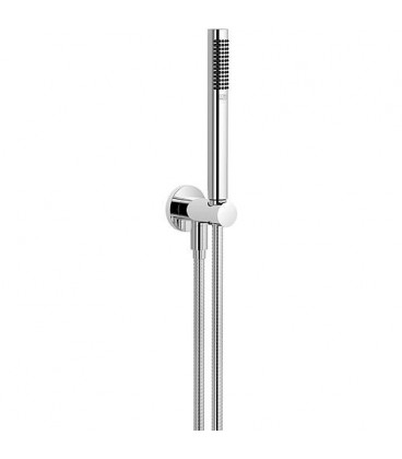 Robinetterie de douche Dornbracht avec support de douchette inclus et raccord mural, chrome