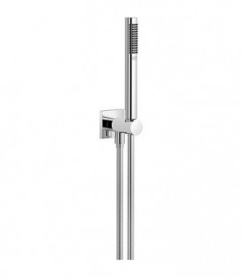 Robinetterie douche Dornbracht avec fixation douchette incluse et raccord mural, chrome