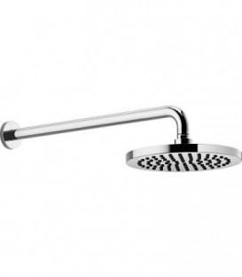 Pomme de douche Dornbracht diam. 220mm, avec tuyau raccord mural entraxe 450mm, chrome