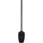 Ensemble brosse-WC Stream inox/caoutchouc noir, lxh 105x420mm