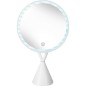 Miroir cosmetique Lady Mirror diam. 210mm, eclairage LED, batterie 100mm insert aimant