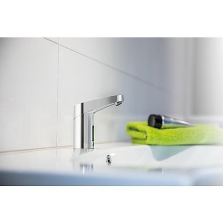 robninetterie lavabo Conti UMAXX M21 sans melangeur, chromé , avec sonde IR, sur batterie