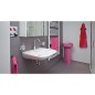 Vasque Duravit D-Code Vital 600 mm ave trop plein, 1 percage Blanc, sans rebord