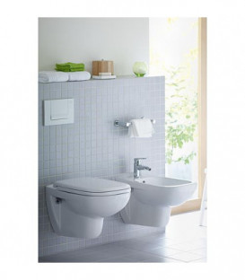 Combi-Pack Duravit D-Code WC suspendu sans rebord avec abattant WC softclose, blanc