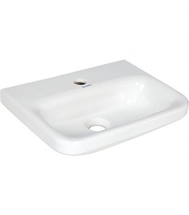 Lave main Duravit Durastyle, 450x335mm, blanc, sans trop-plein, 1 trou robinet central