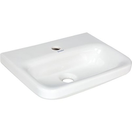 Lave main Duravit Durastyle, 450x335mm, blanc, sans trop-plein, 1 trou robinet central