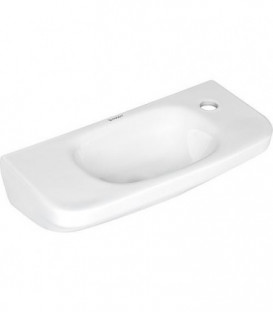 Lave-main Duravit Durastyle, 500x220mm, blnac sans trop-plein, 1 trou robinet droit