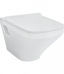 WC suspendu Duravit Durastyle, rimless, blanc lxhxp: 370x350x540 mm