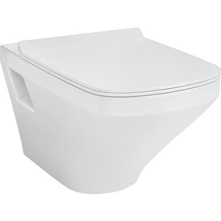 WC suspendu Duravit Durastyle, rimless, blanc lxhxp: 370x350x540 mm