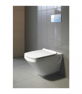 WC suspendu Duravit Durastyle, rimless, blanc lxhxp: 370x350x540 mm