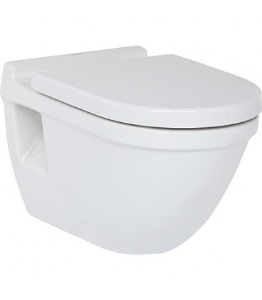 Combi-Pack Duravit Starck 3 WC suspendu avec Softclose abattant-WC, blanc