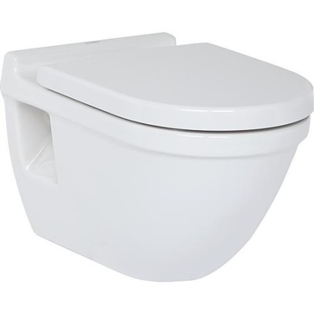 Combi-Pack Duravit Starck 3 WC suspendu avec Softclose abattant-WC, blanc